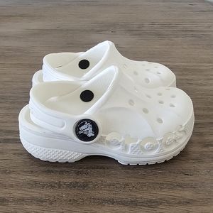 White Toddler Crocs